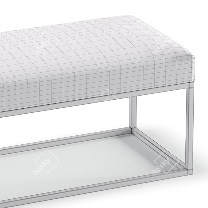 Classic Bench by Cazarina Interiors 3D model image 4