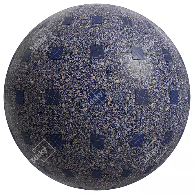 Ceramic Tiles & Terrazzo Covering | High-resolution Textures 3D model image 2