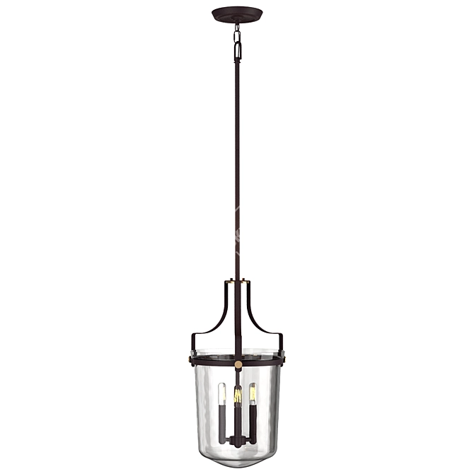 Quoizel Pendant Lamp in Station-inspired Design 3D model image 1