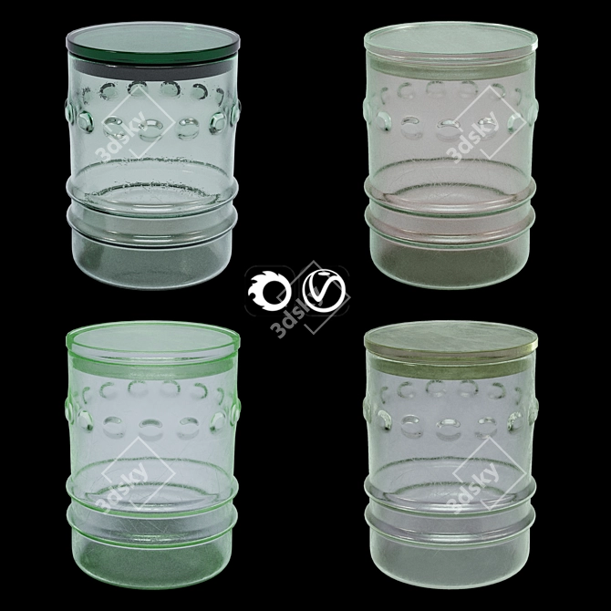  Crystal Clear Glass Materials 3D model image 1