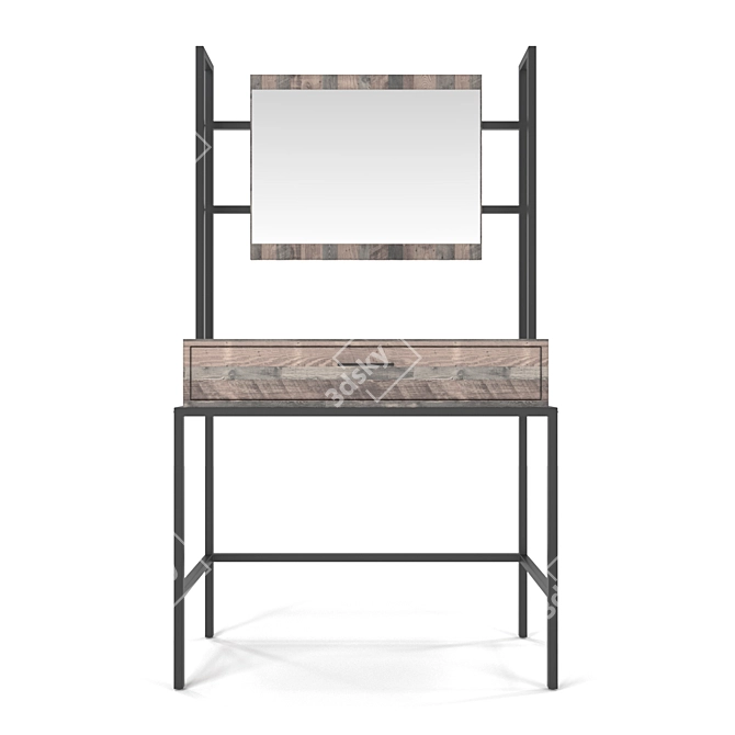 Urban Rustic Dressing Table 3D model image 2