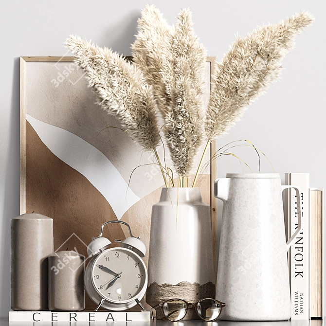 Premium Decor Set: Versatile, High-Quality, 3dsmax & OBJ Formats 3D model image 2