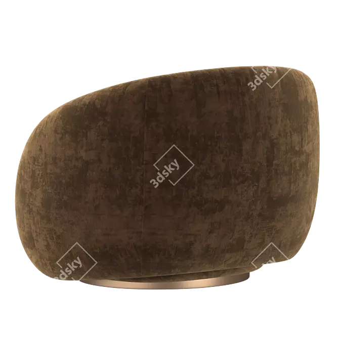 Elegance Meets Comfort: Brice Swivel Armchair 3D model image 2