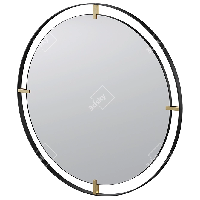 Betsy Metal Frame Mirror by Kare Design 3D model image 1