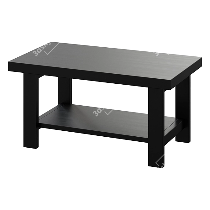 Elegant Reed Coffee Table 3D model image 1