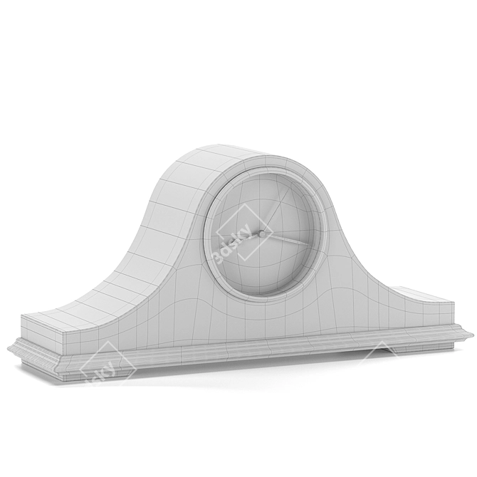 Elegant Howard Miller Clock 3D model image 2