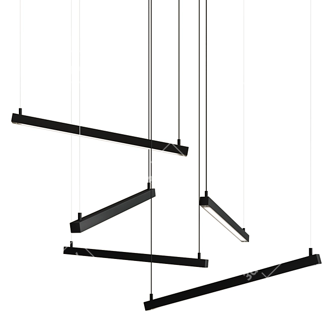 Artys Flex Pendant Light by Ilfari 3D model image 2