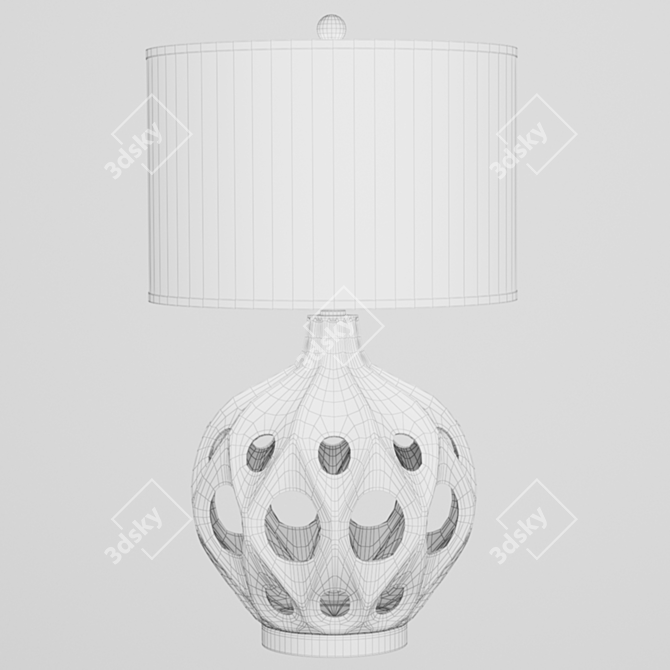 Safavieh Regina Ceramic Table Lamp 3D model image 8