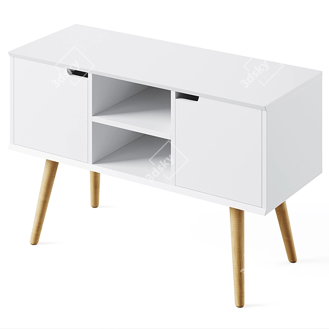 Modern Mitra Sideboard by Actona 3D model image 4