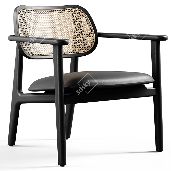 Title: Vincent Sheppard Titus Lounge Chair 3D model image 3