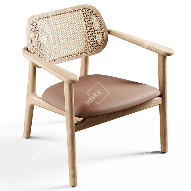 Title: Vincent Sheppard Titus Lounge Chair 3D model image 5