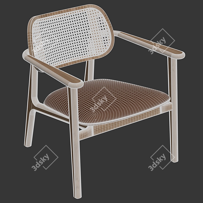 Title: Vincent Sheppard Titus Lounge Chair 3D model image 6