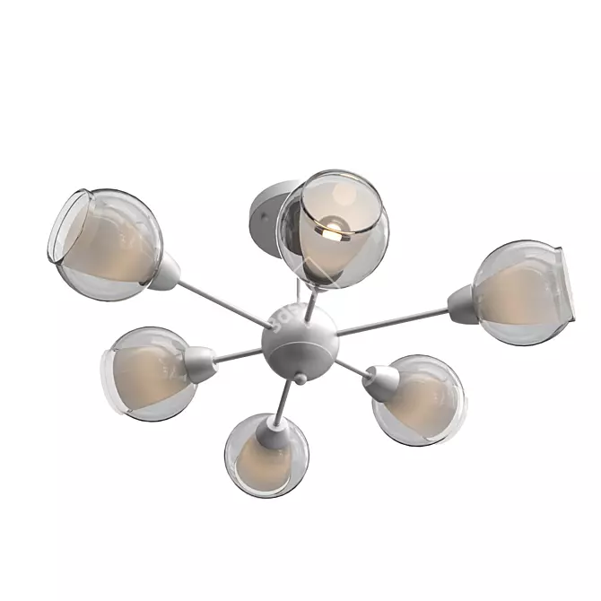 Eurosvet Vivien 30163_6 Ceiling Chandelier 3D model image 1
