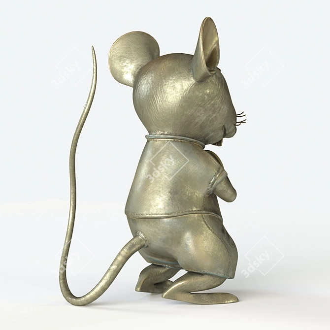 Crypto Rat: Bitcoin's Lucky Find 3D model image 3