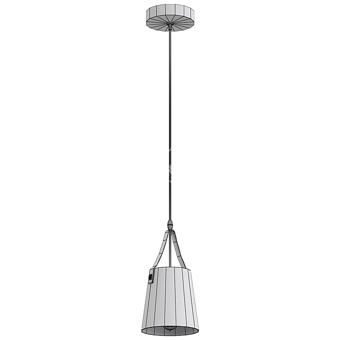 Tristen 3641-1 Pendant Light: Modern Elegance in 3Ds Max 3D model image 2