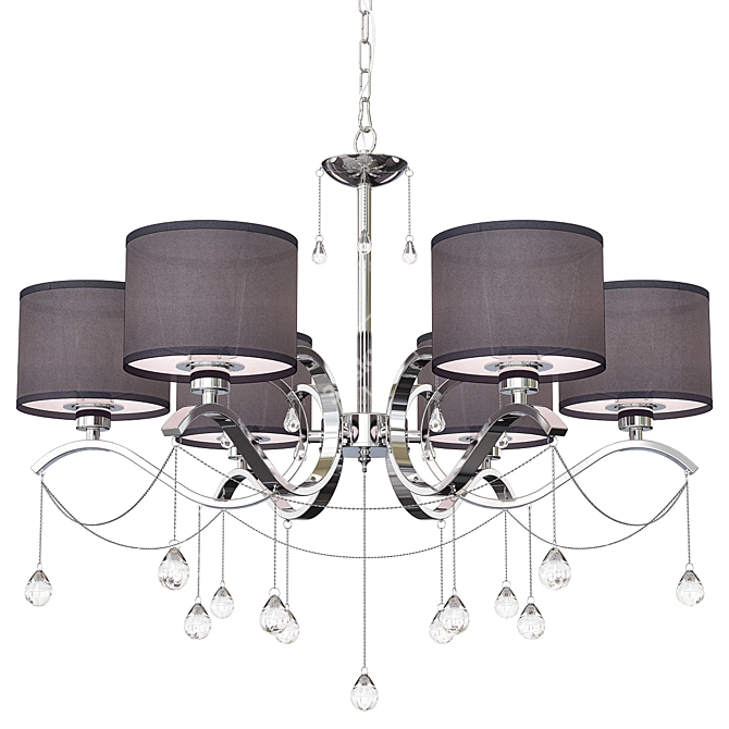 Elegant MW-Light Federica Chandelier 3D model image 2