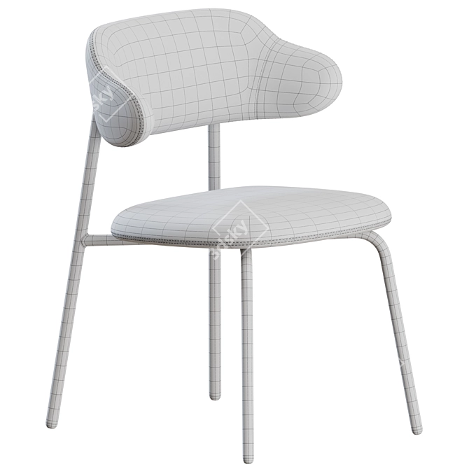 Modern Aloa Dining Chair | Artifort Design 3D model image 4
