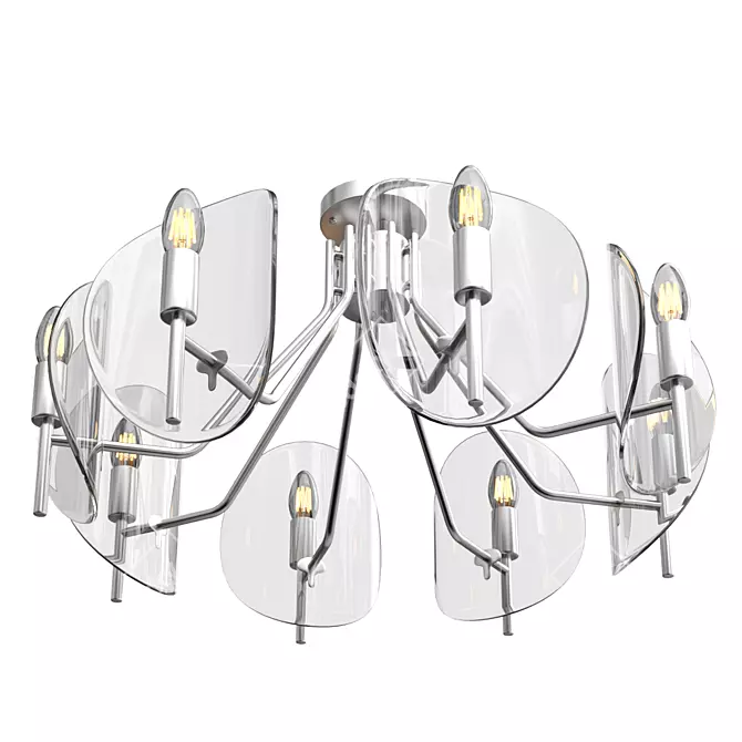 Eurosvet 60135-8: Stylish Ceiling Chandelier 3D model image 1