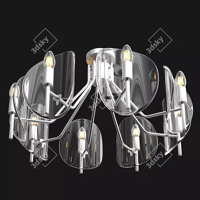 Eurosvet 60135-8: Stylish Ceiling Chandelier 3D model image 2
