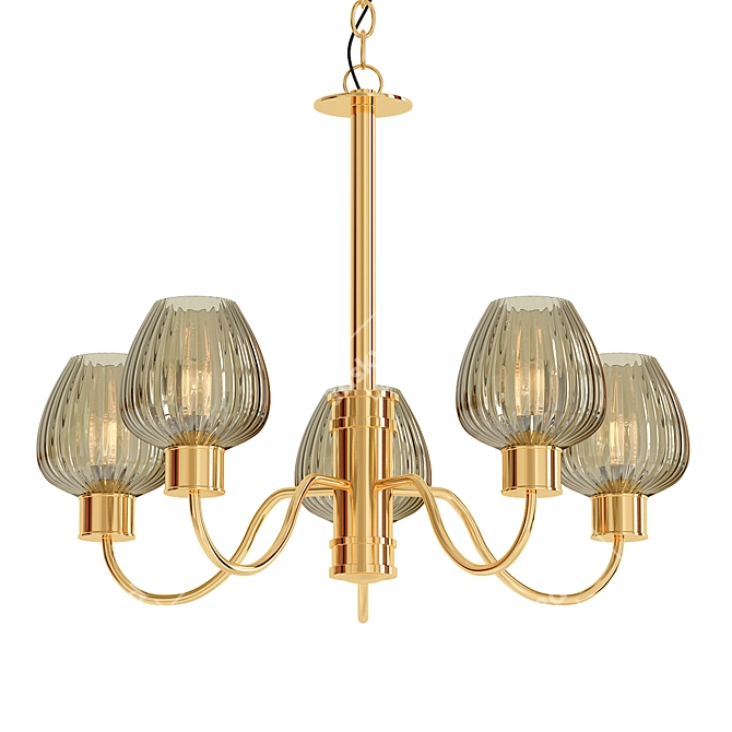 Windsor Ceiling Light Fixture 3D model image 1