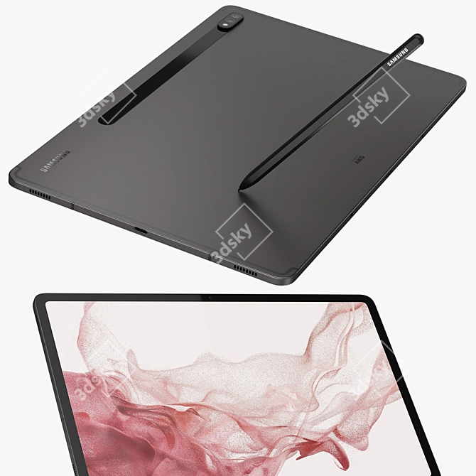 Samsung Galaxy Tab S8 Plus - Powerful and Stylish Tablet 3D model image 5