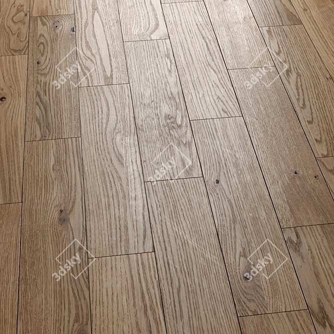 Standard & Herringbone Wood Floor 3D model image 3