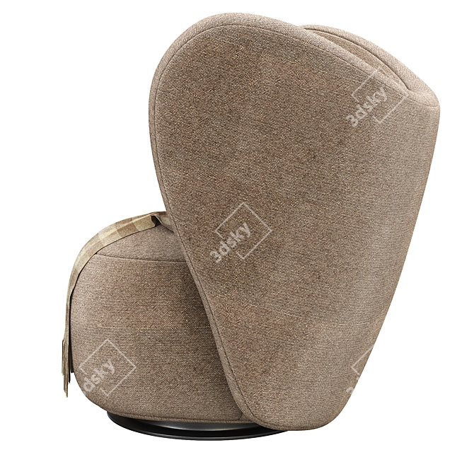 Ultimate Comfort Lounge Chair 3D model image 2