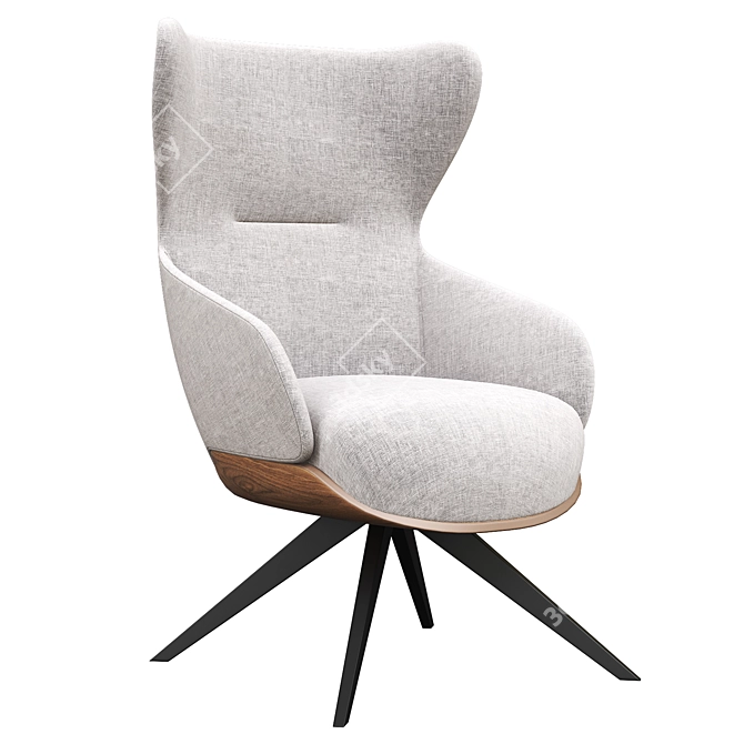 Kensington Comfort Armchair Set 3D model image 1