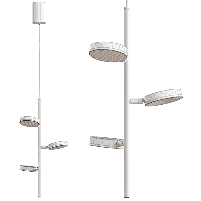 Elegant Maytoni Pendant Light 3D model image 4