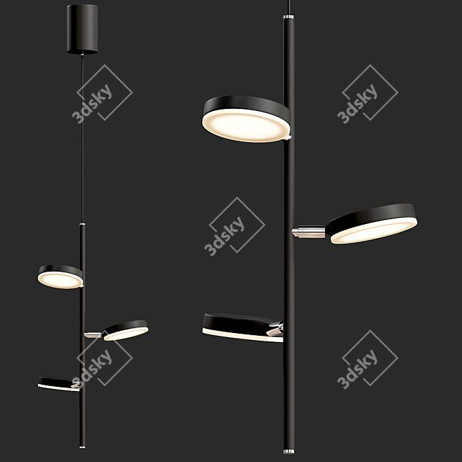 Elegant Maytoni Pendant Light 3D model image 6