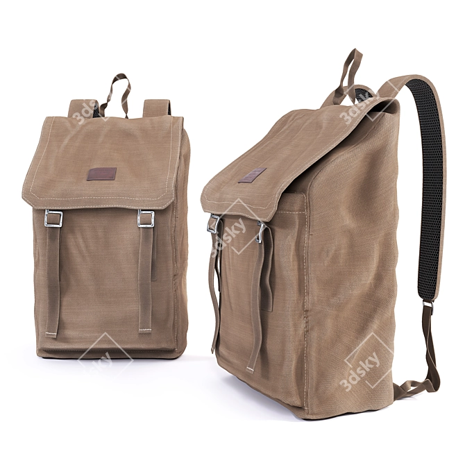 High-Resolution Backpack: Corona & Vray 3D model image 2