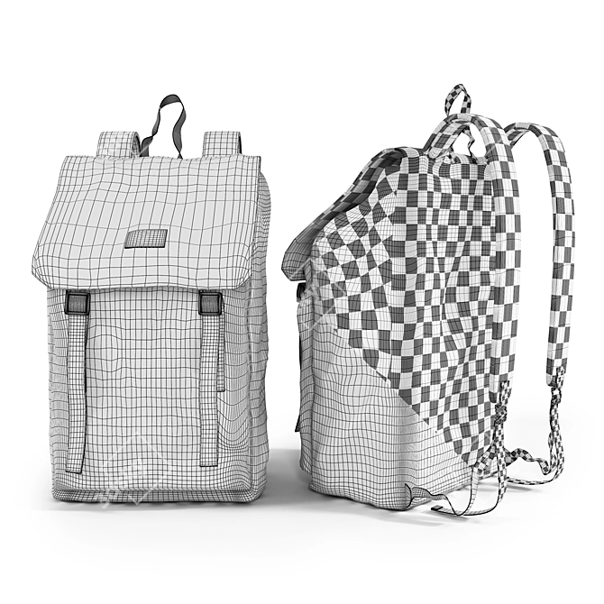 High-Resolution Backpack: Corona & Vray 3D model image 7