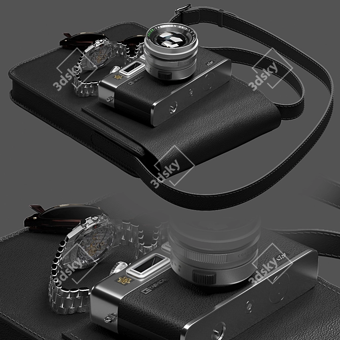 Essential Men's Accessory Set 3D model image 3