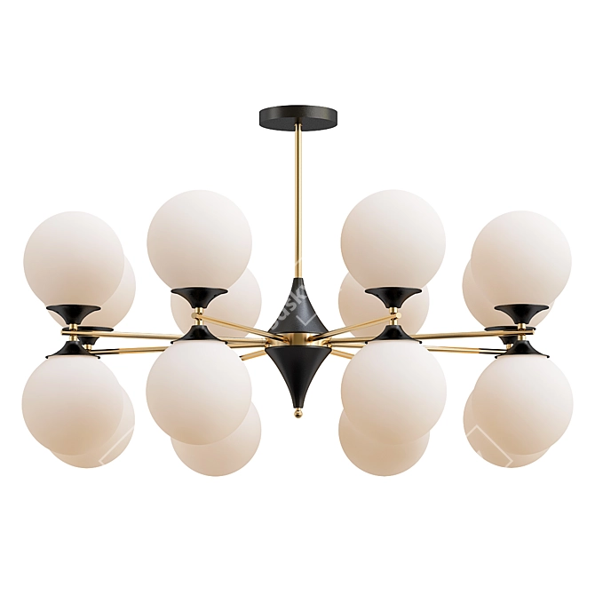 Elegant Mimosa A3649PL Pendant Light 3D model image 1