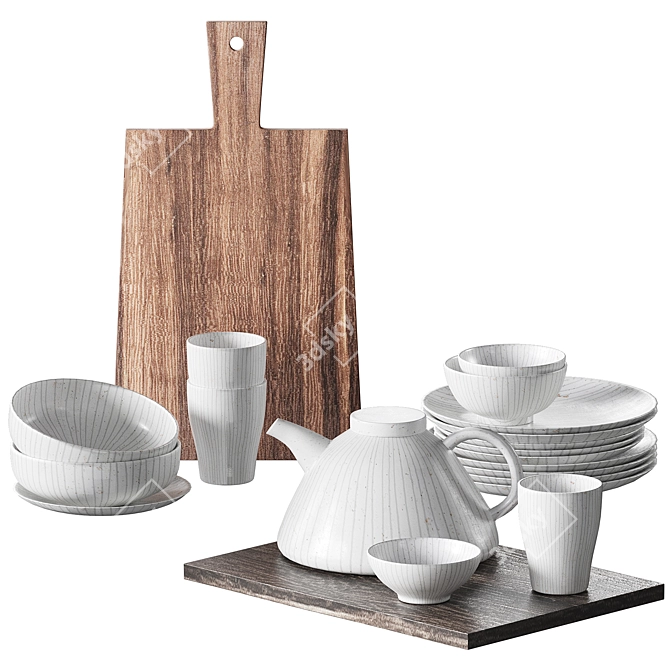 Broste Copenhagen Kitchen Decor 3D model image 1