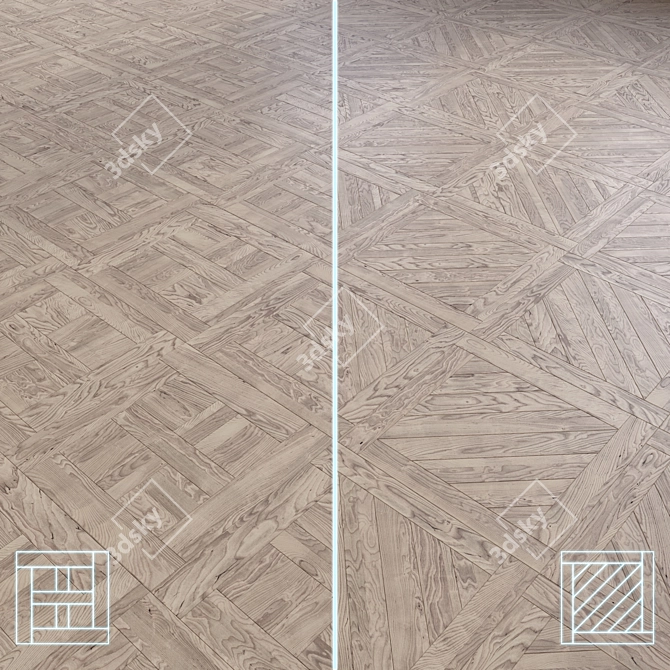 Stunning Parquet | Laminate Flooring 3D model image 1