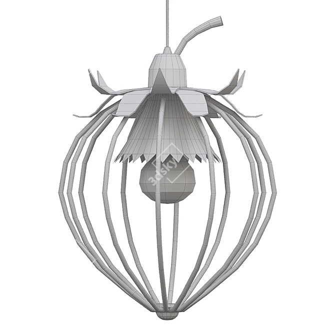 Elegant Fresa Pendant 3D model image 2