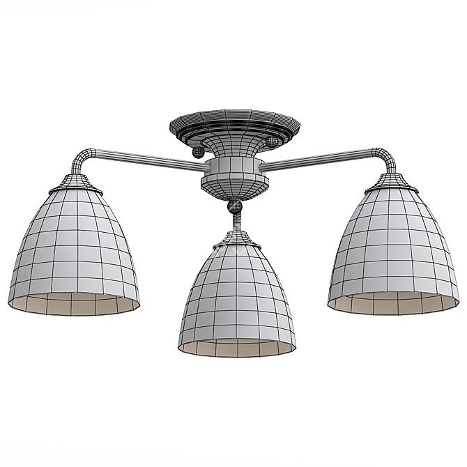 Vitaluce V3946 3PL Modern Ceiling Chandelier 3D model image 2