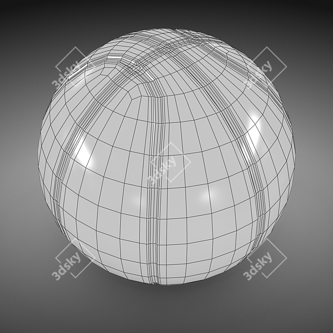 ProCourt Official Basketball - 30 cm 3D model image 6