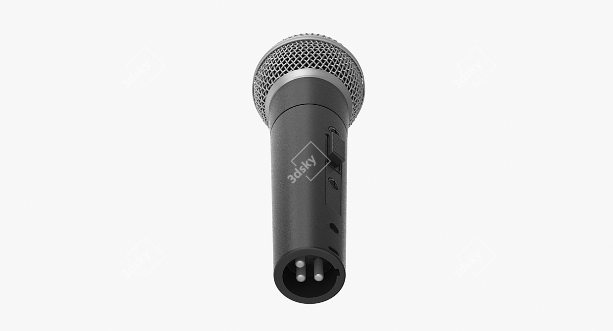 Professional SM58 Microphone for Superior Sound 3D model image 4