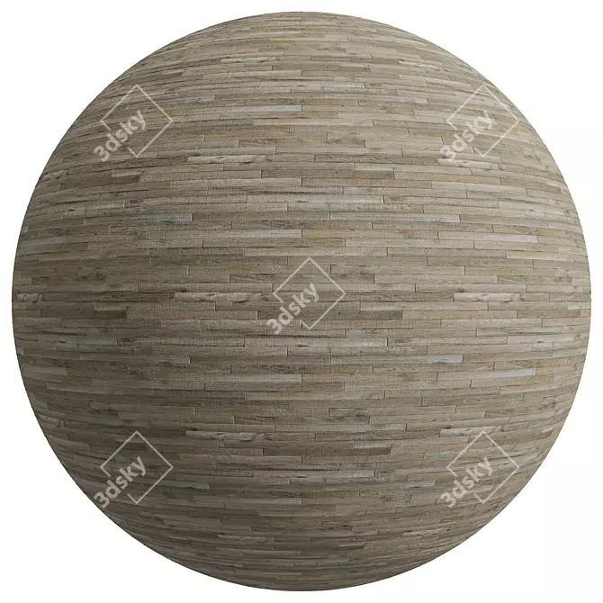 Seamless Wood Parquet Set | High-res Texture 3D model image 2