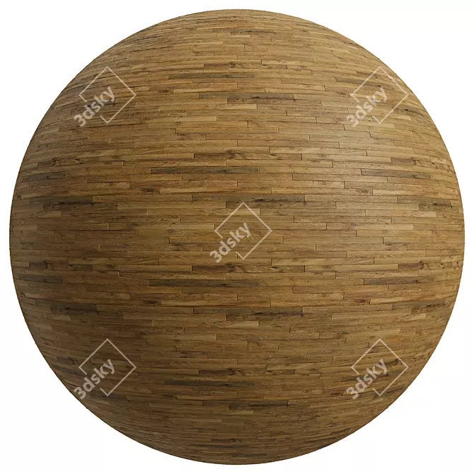 Seamless Wood Parquet Set | High-res Texture 3D model image 3