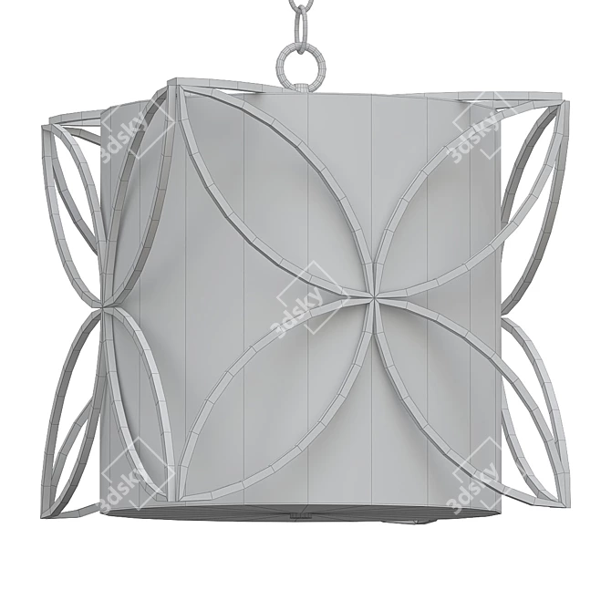 Elegant Belton Chandelier: Illuminate Your Space 3D model image 2