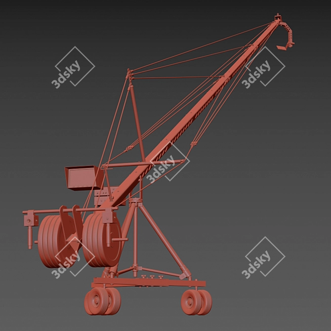 Cinematic Crane Camera: High-Quality 3D Model 3D model image 5