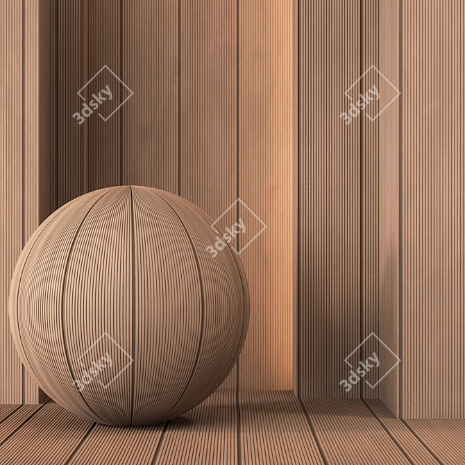 3 WPC 4K Textures (3 Color) - Seamless 3D model image 1