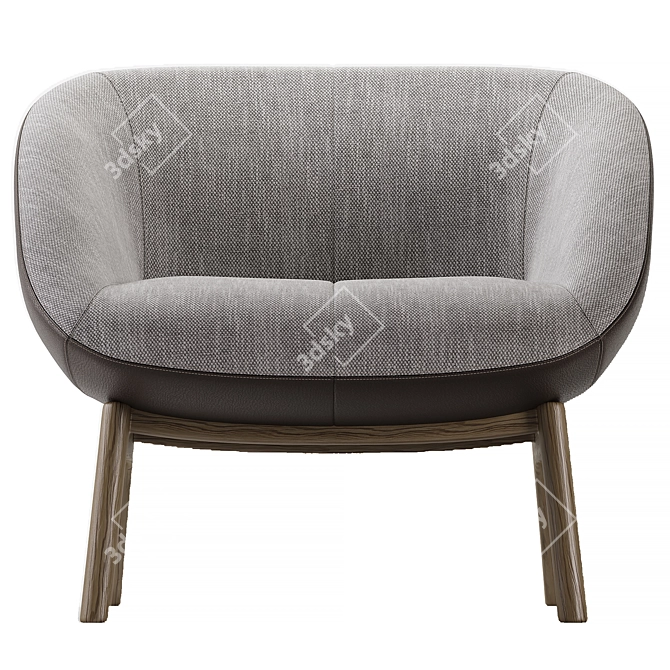 Cosmo Limea Armchair: Sleek Modern Design 3D model image 2