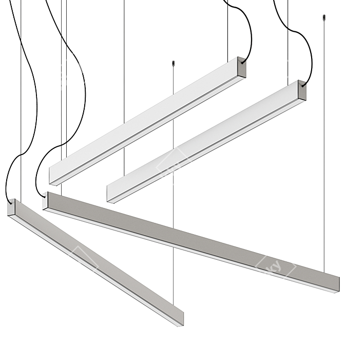  Tratto Pendant Lamp by Vesoi 3D model image 2