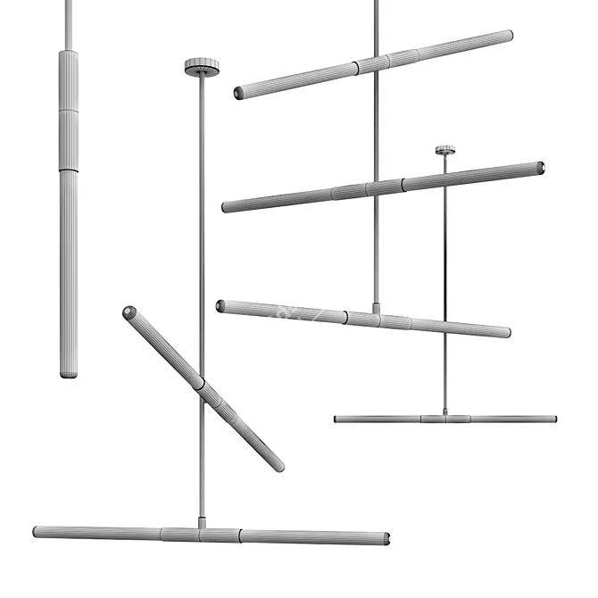 Elegant Bentudesign Pendant Lamp 3D model image 4
