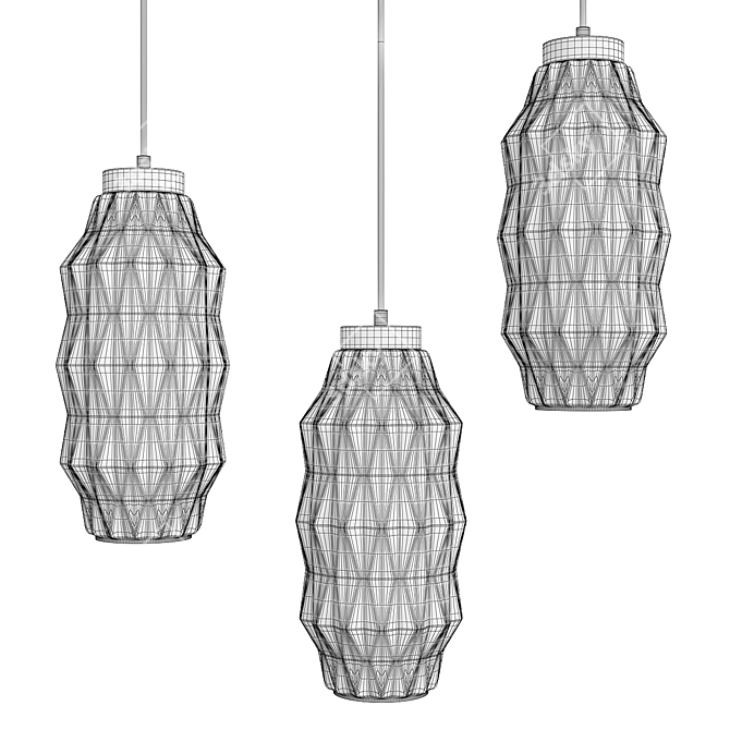 Elegant Laguna Pendant for Chic Ceilings 3D model image 2