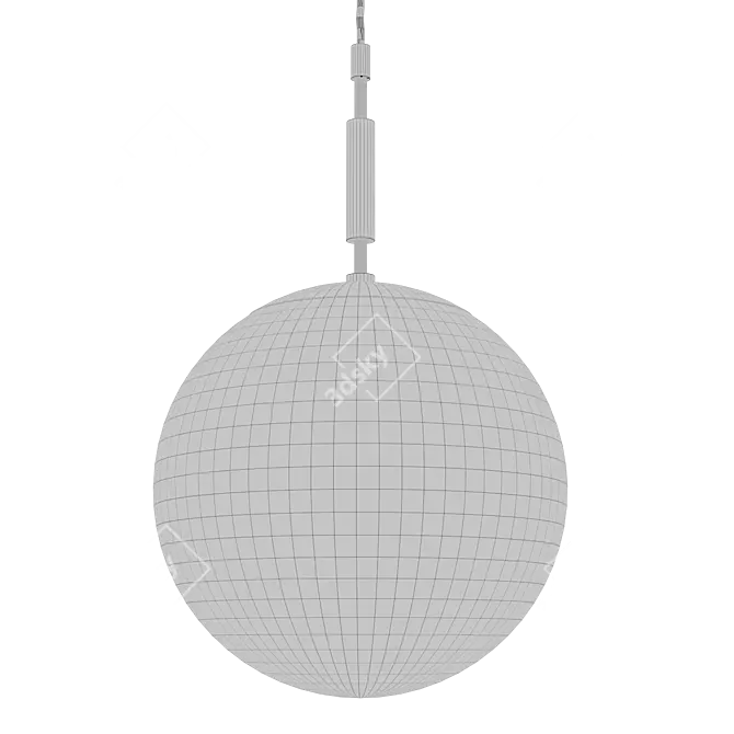 Modern Pendant Lamp: Orion HL 3D model image 2